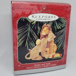 Hallmark 1998 Simba's Pride Disney Simba and Nala Lion King Keepsake